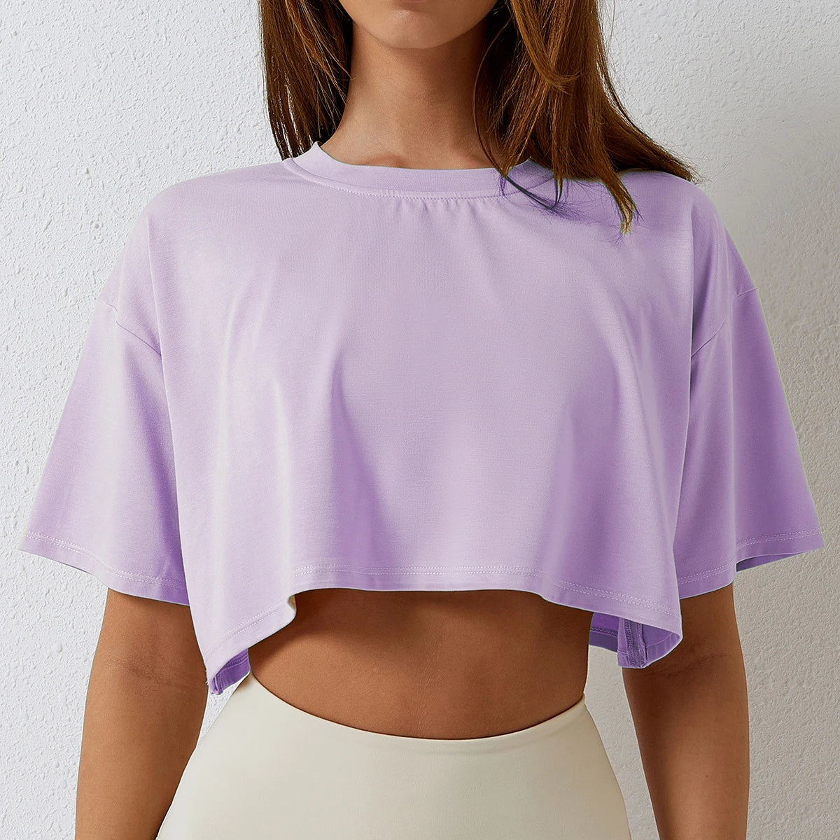 Women's Cotton Yoga Crop Top