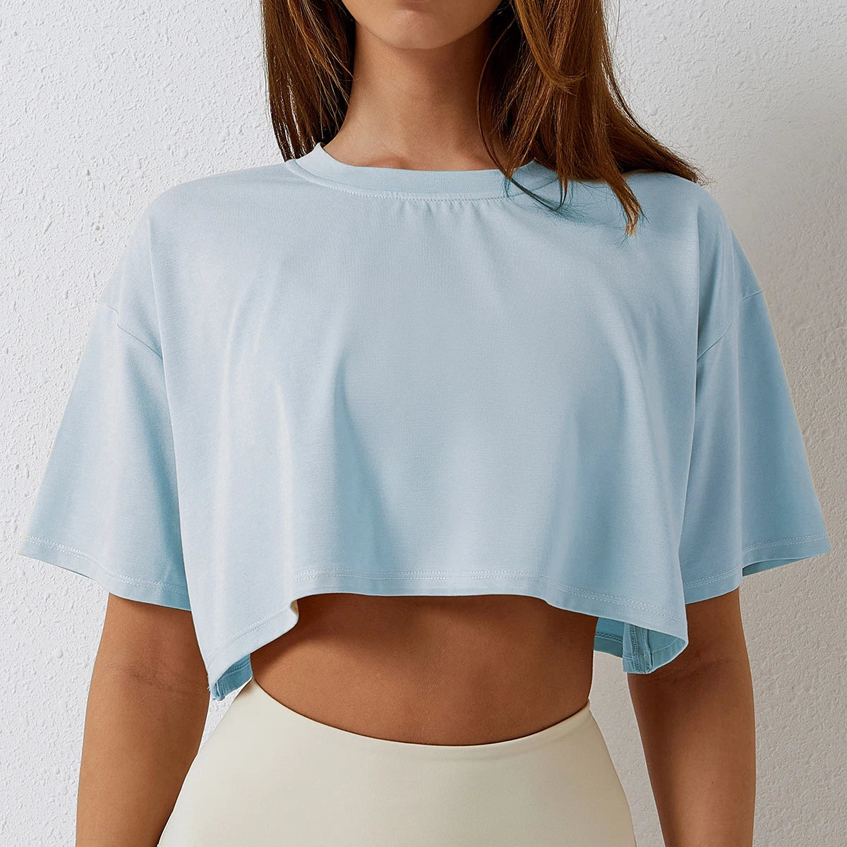 Women's Cotton Yoga Crop Top