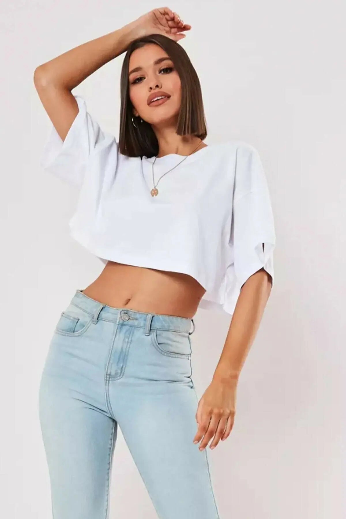 Women's Cotton Yoga Crop Top