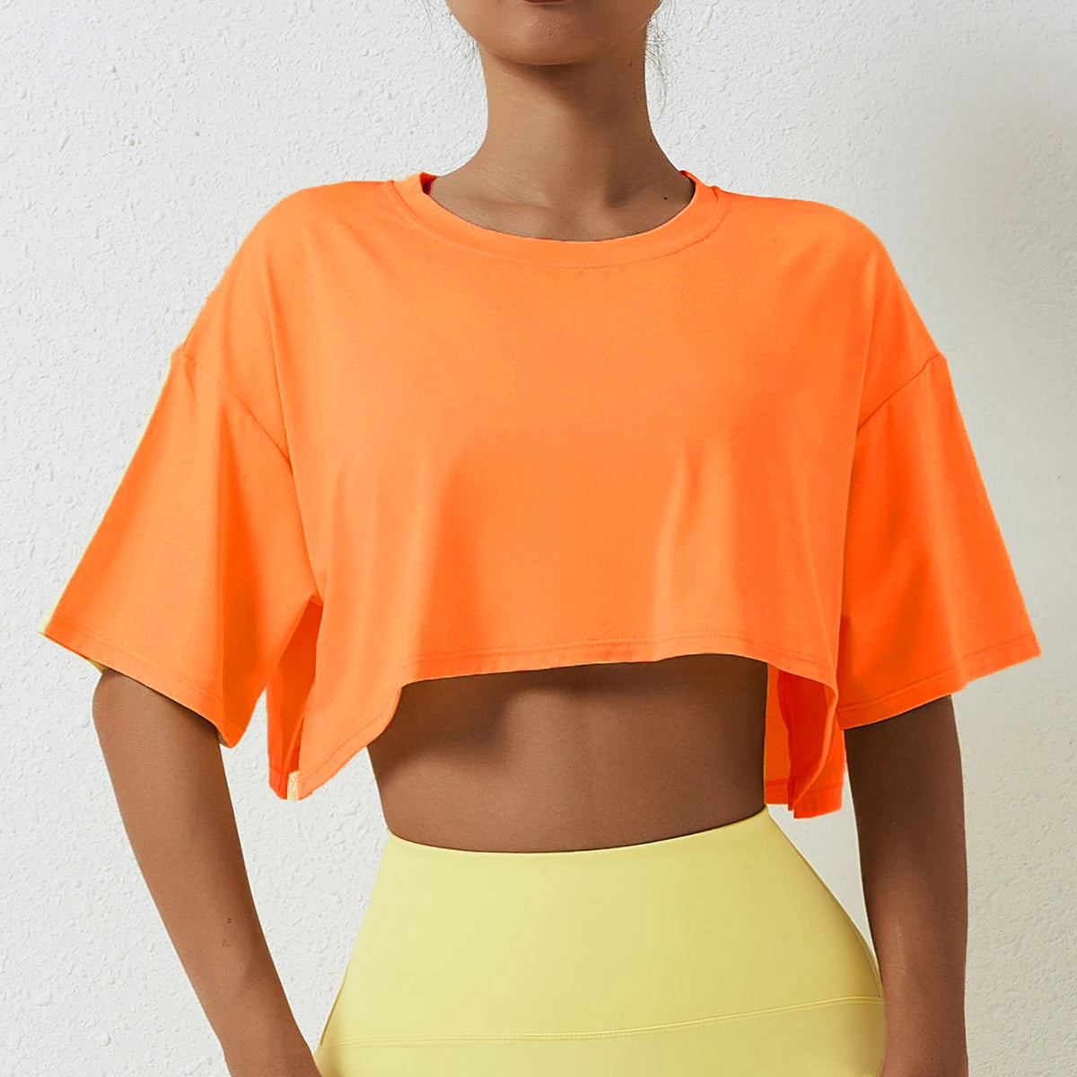 Women's Cotton Yoga Crop Top