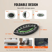330LB Foldable Fitness Rebounder "40"