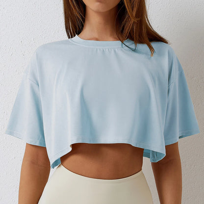 Women's Cotton Yoga Crop Top