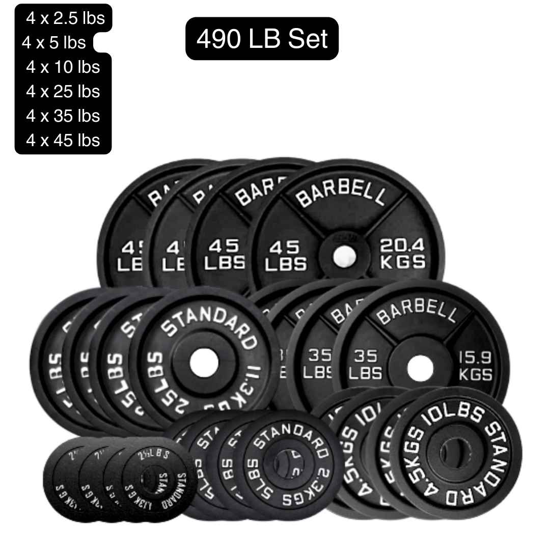 HAJEX Olympic Weight Plate Sets