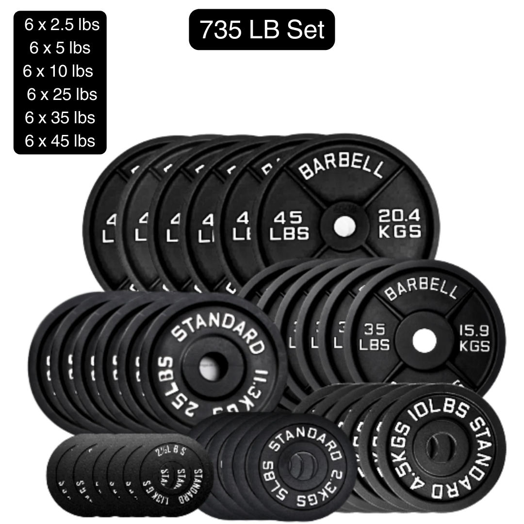 HAJEX Olympic Weight Plate Sets