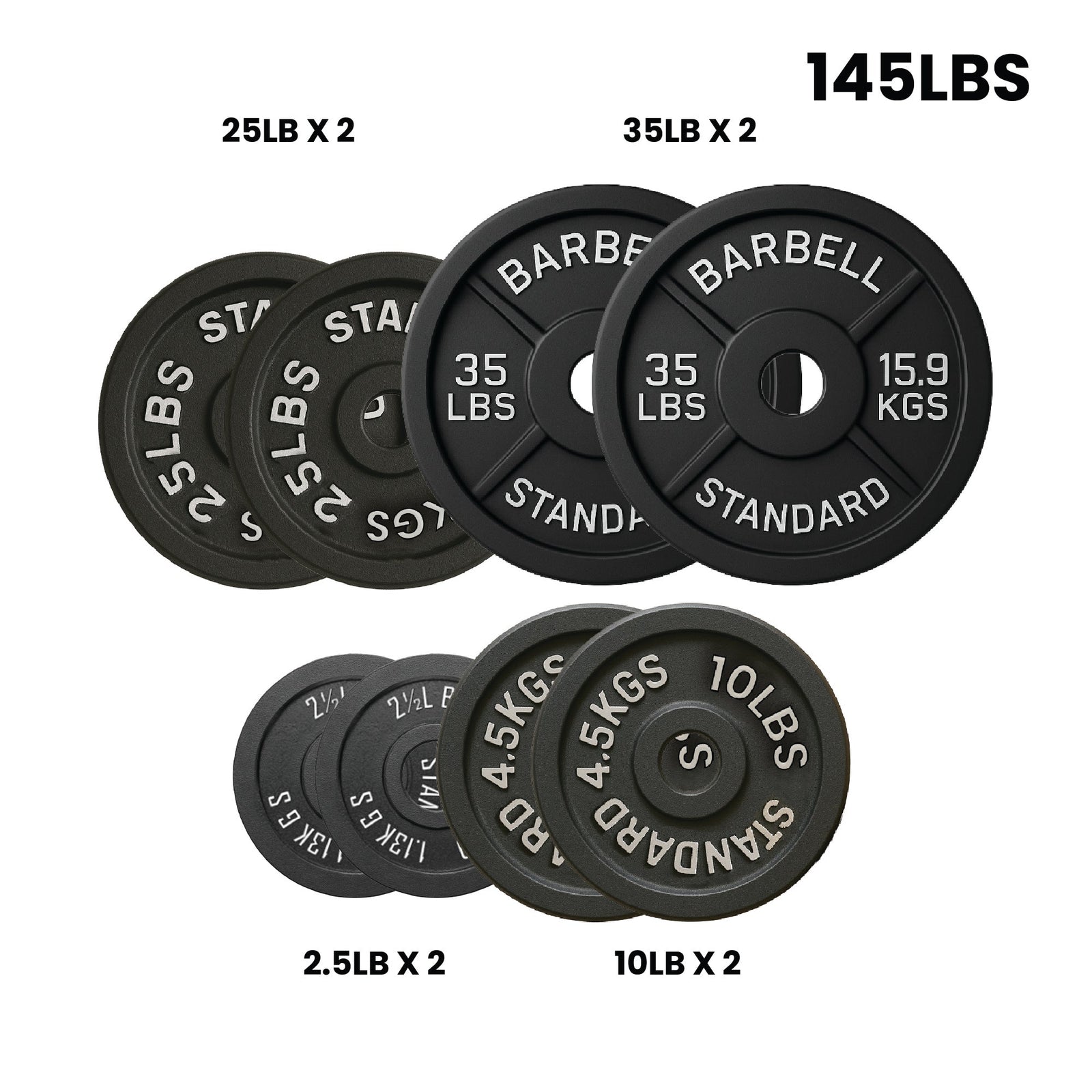HAJEX Olympic Weight Plate Sets