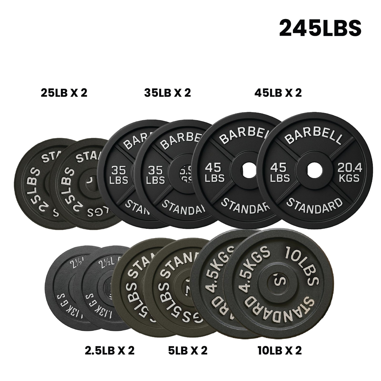 HAJEX Olympic Weight Plate Sets