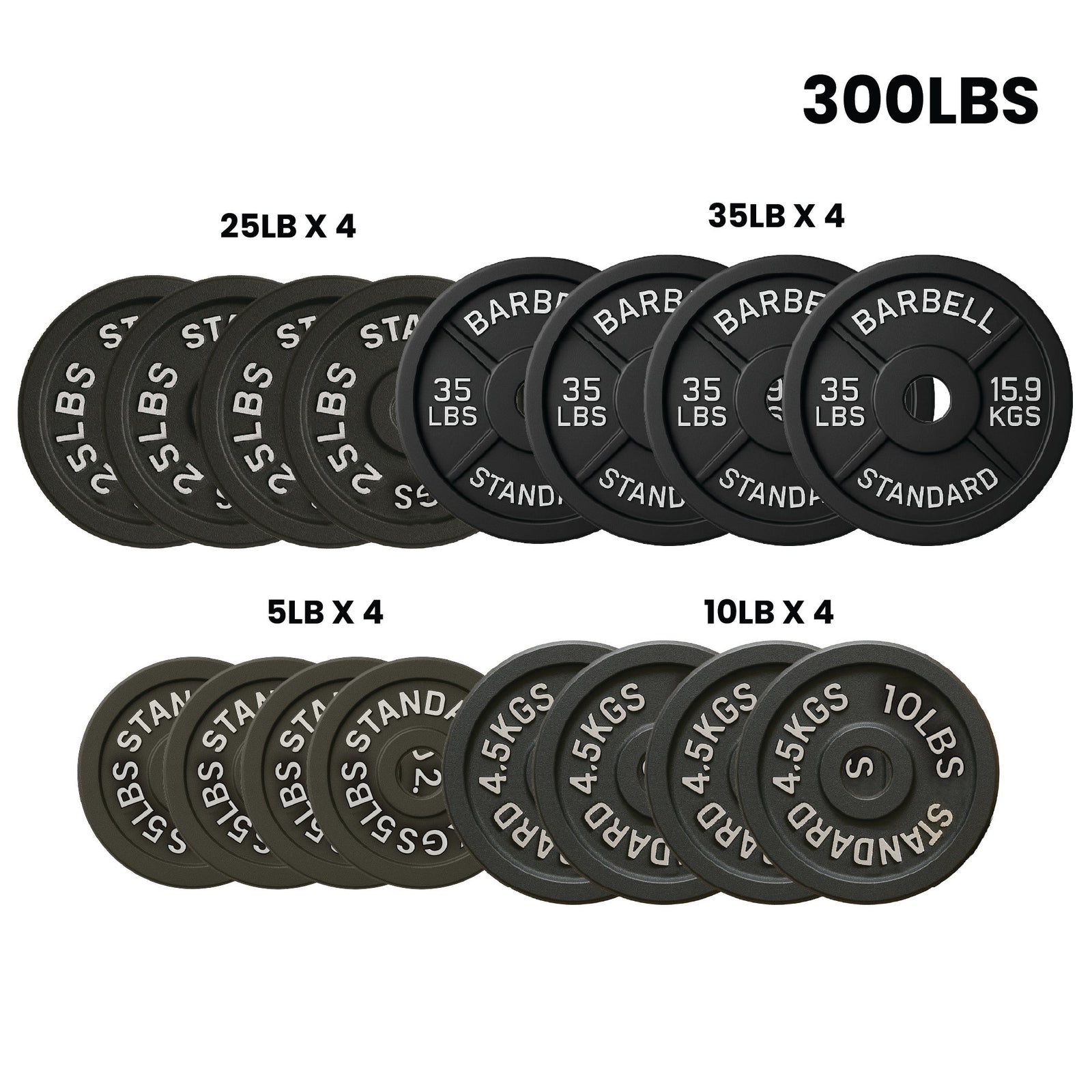HAJEX Olympic Weight Plate Sets