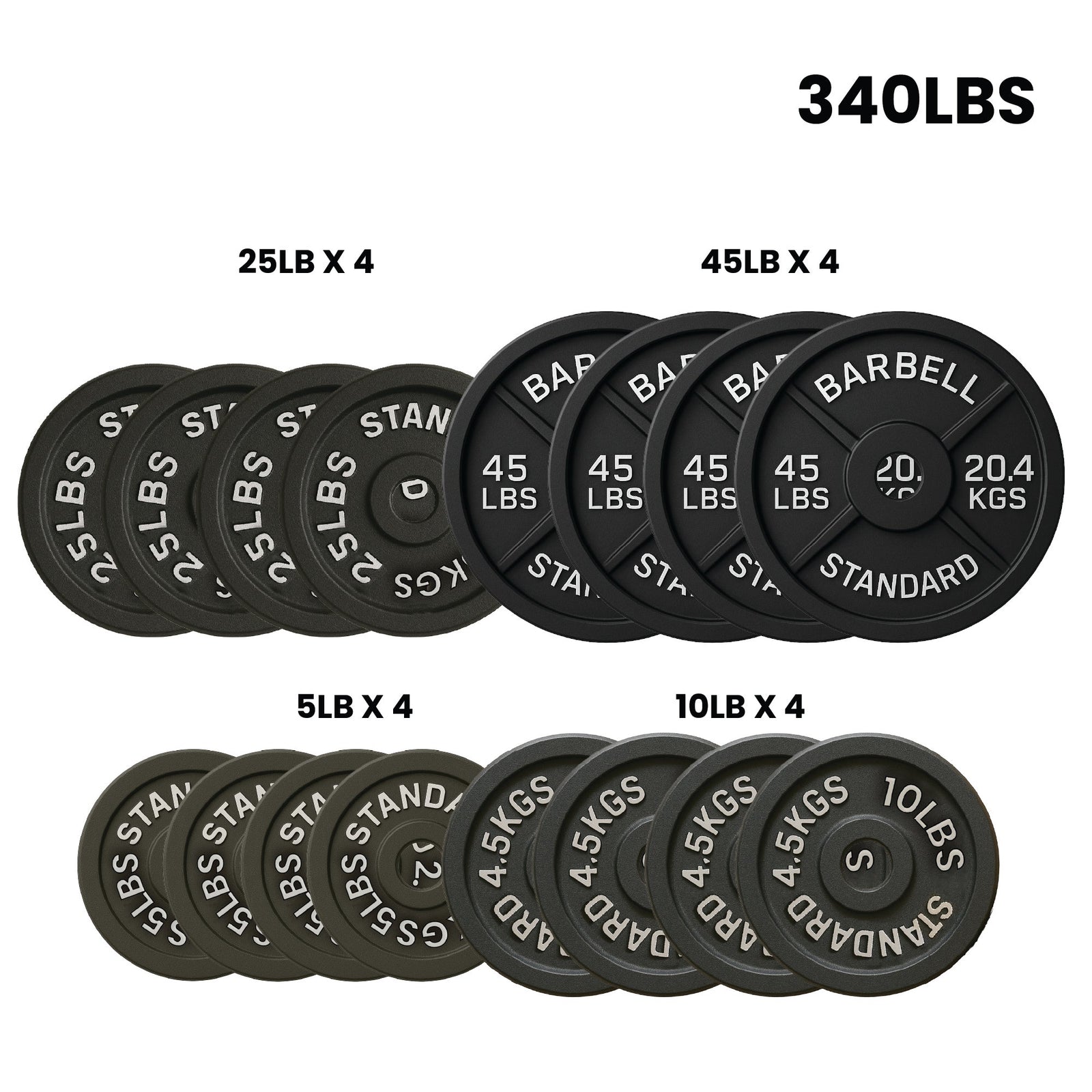 HAJEX Olympic Weight Plate Sets