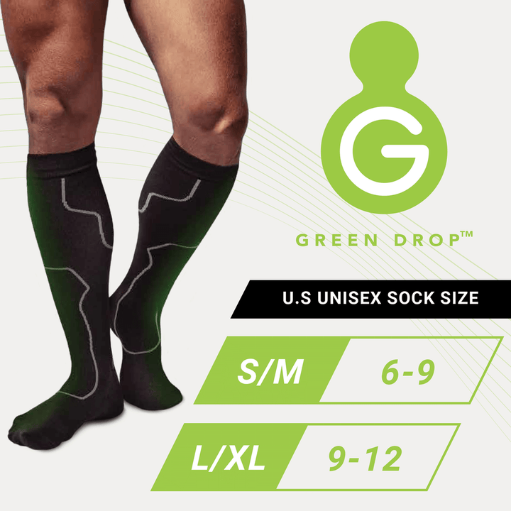Green Drop Compression Socks - 20-30 mmHg