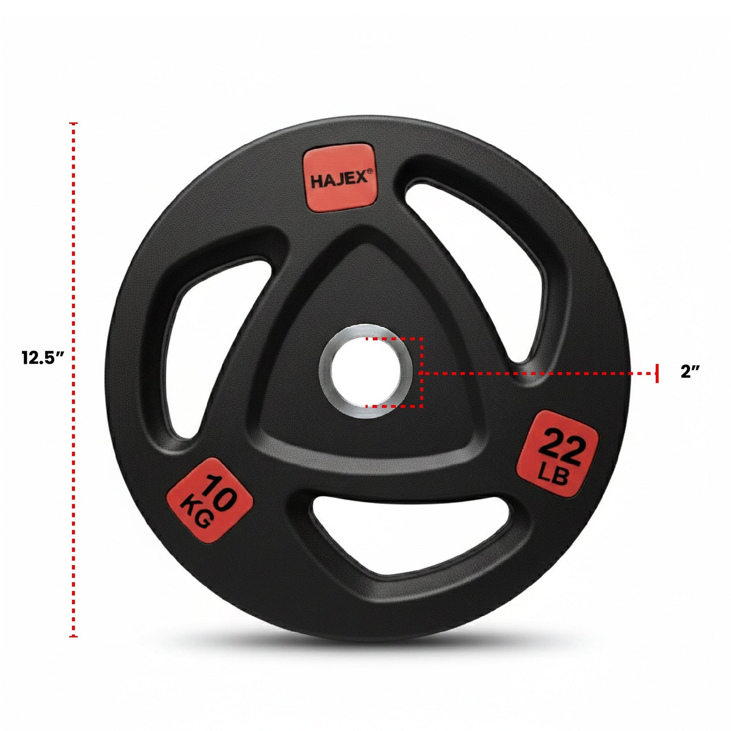 HAJEX Rubber Olympic Weight Plates