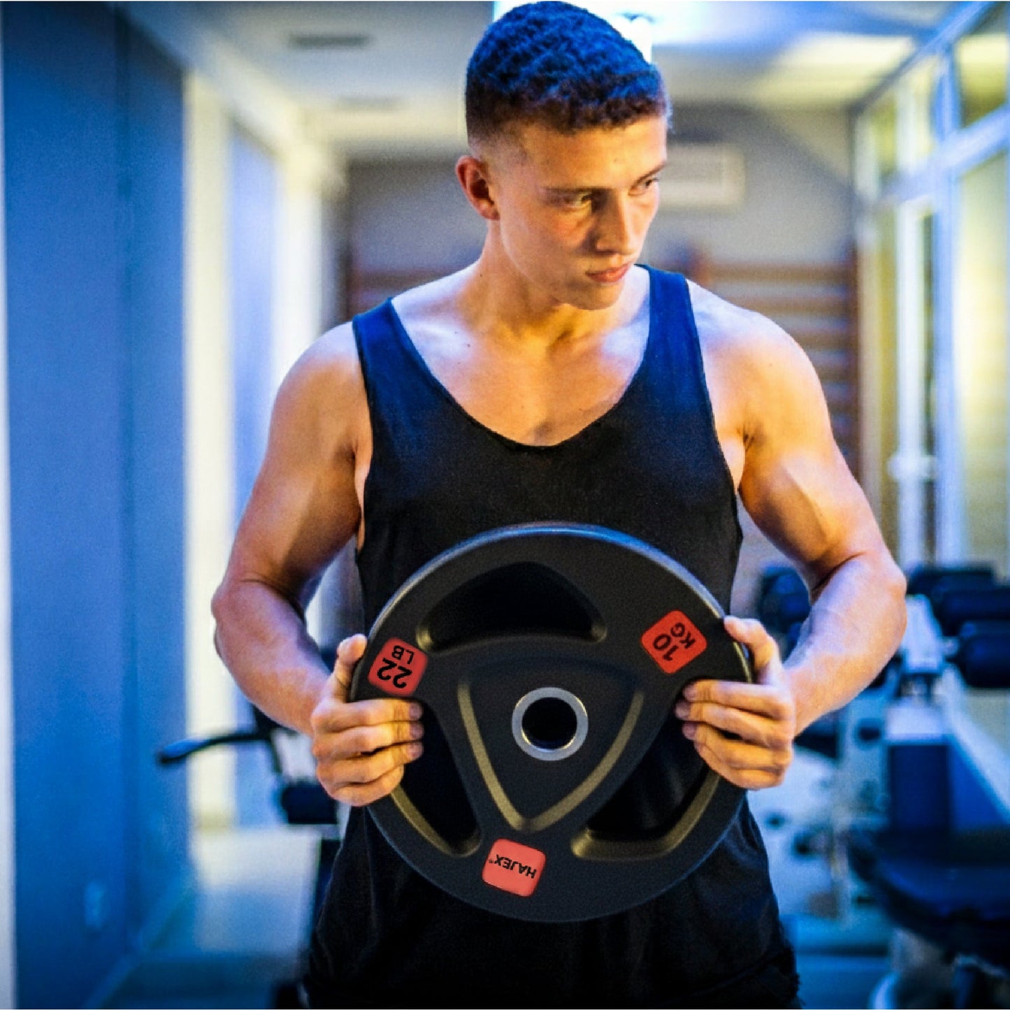 HAJEX Rubber Olympic Weight Plates