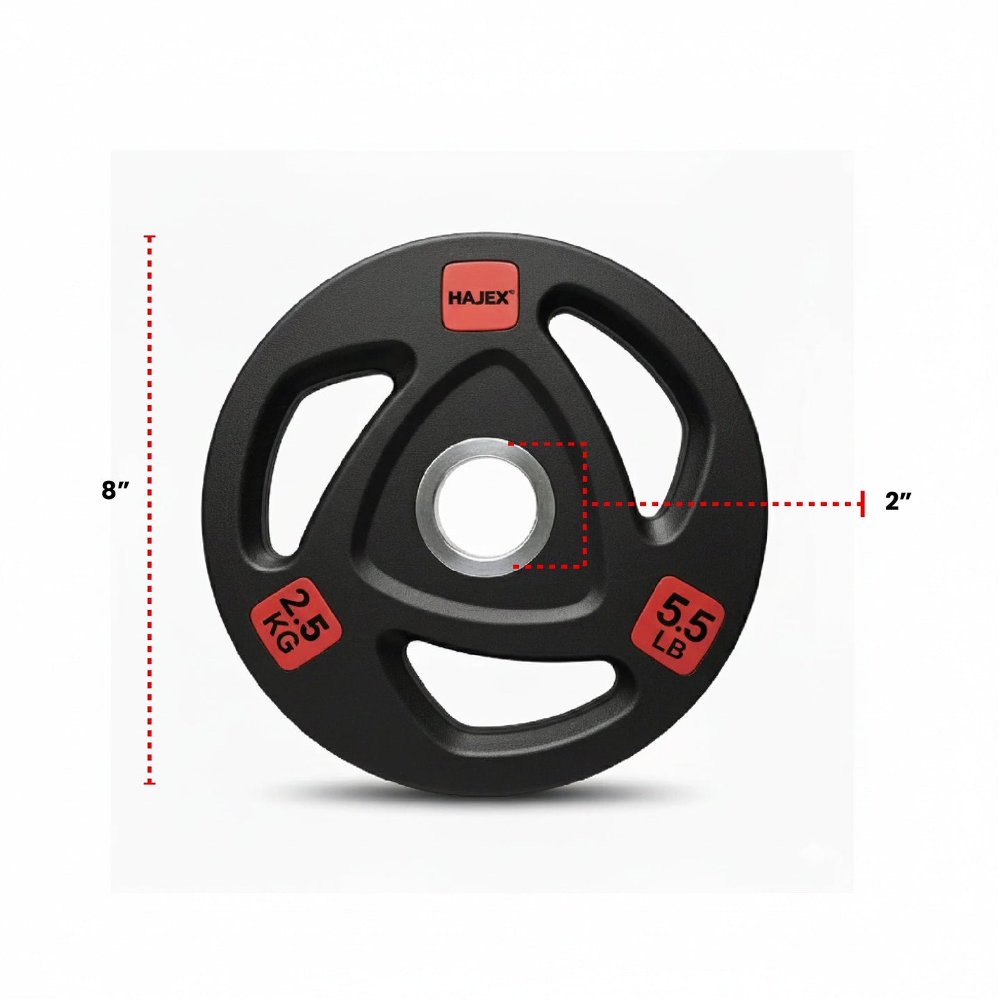 HAJEX Rubber Olympic Weight Plates