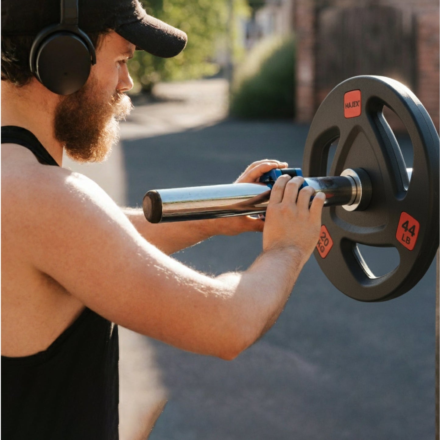 HAJEX Rubber Olympic Weight Plates