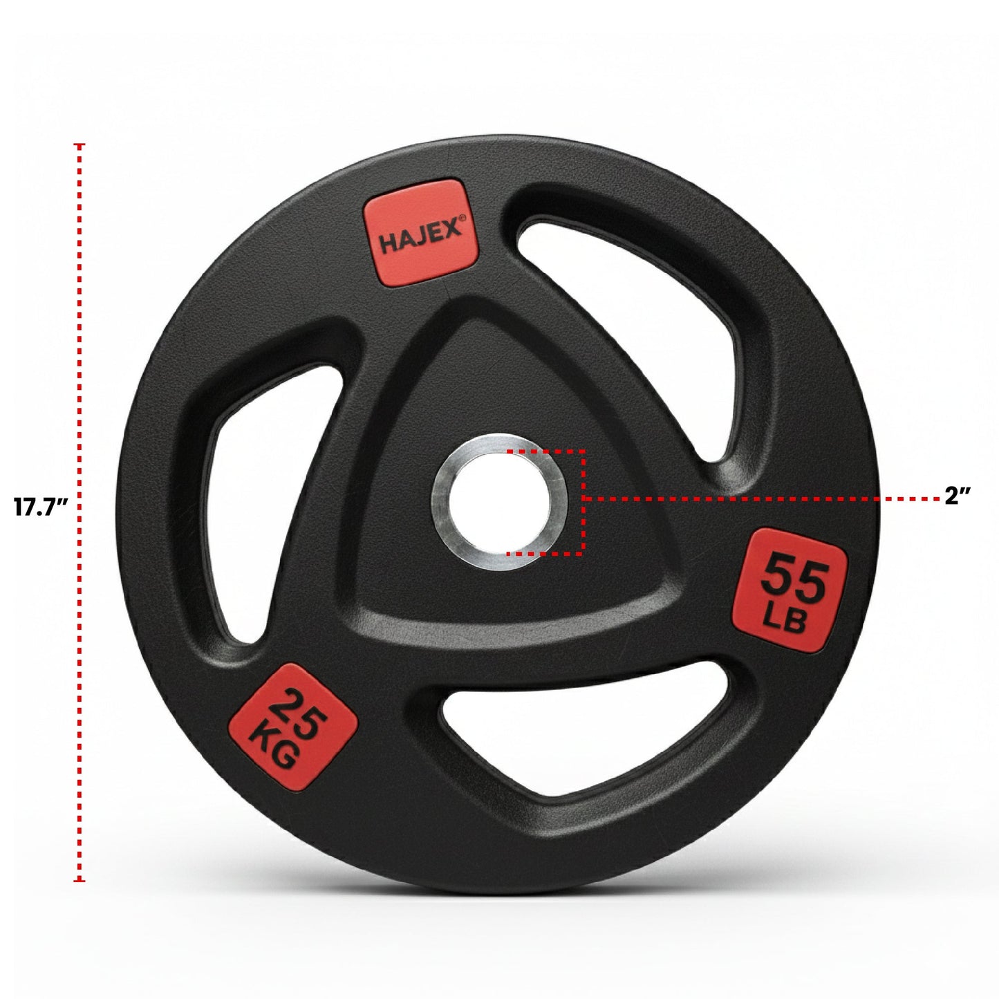 HAJEX Rubber Olympic Weight Plates