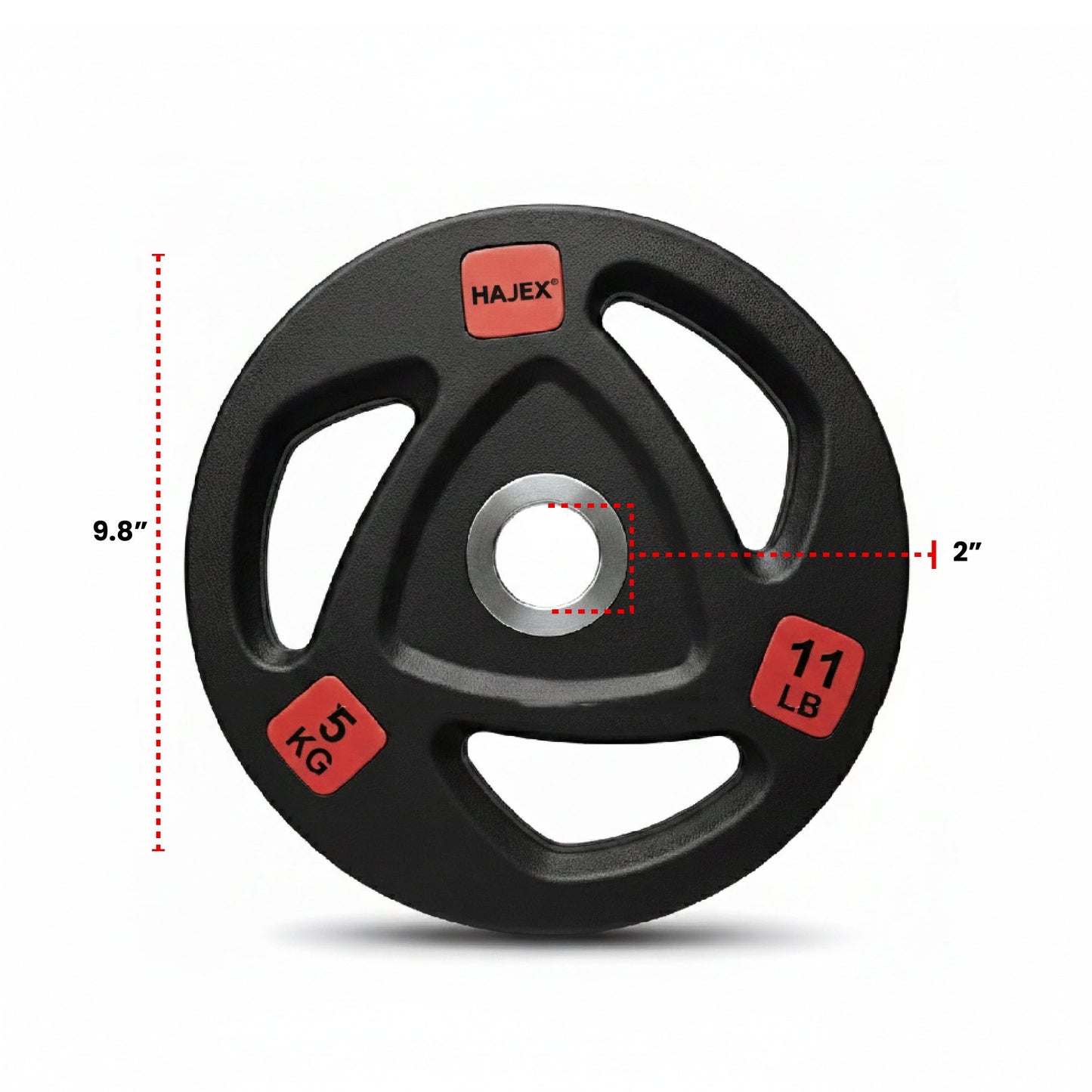 HAJEX Rubber Olympic Weight Plates