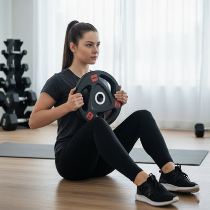 HAJEX Rubber Olympic Weight Plates