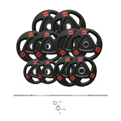 HAJEX Rubber Olympic Weight Plates