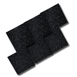 Tapis de sol rigides HAJEX pour salle de sport - Lot de 6