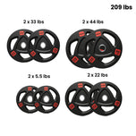 HAJEX Olympic Weight Plate Sets
