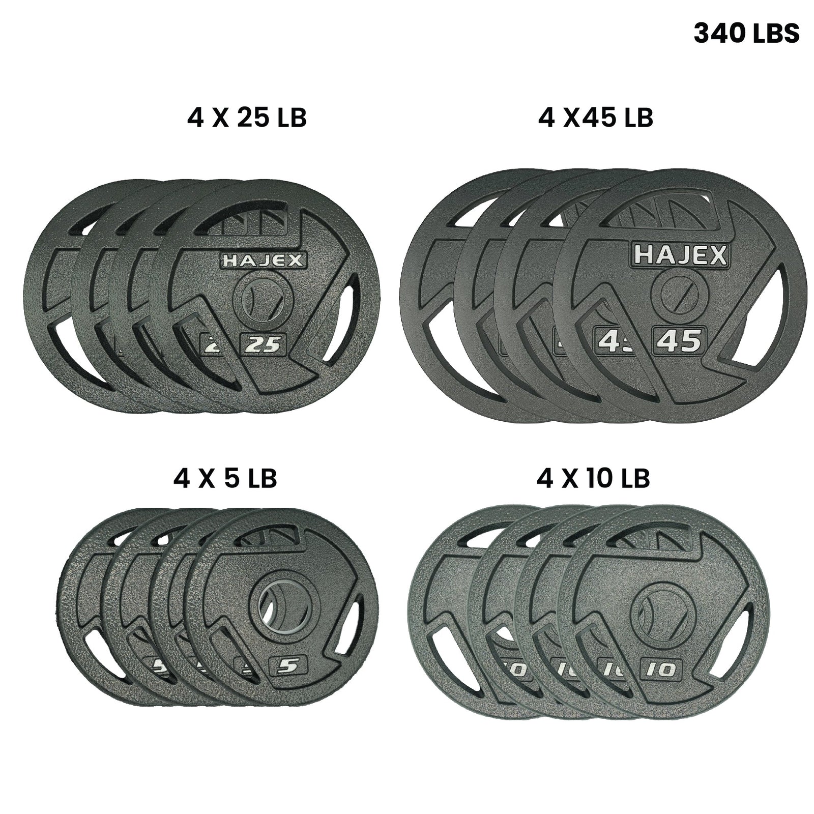 HAJEX Olympic Weight Plate Sets