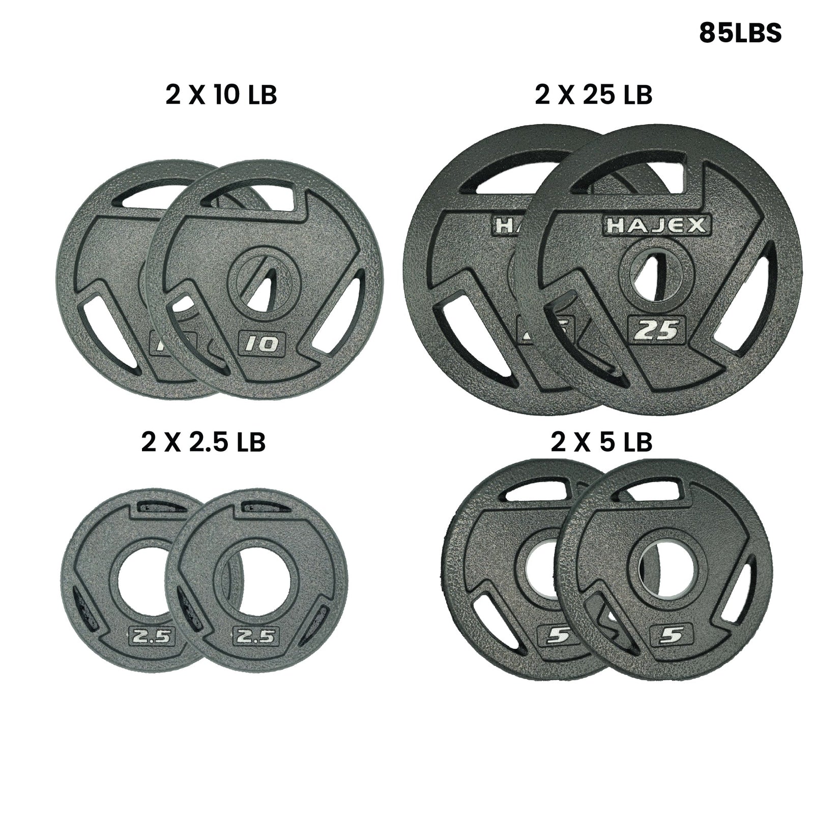 HAJEX Olympic Weight Plate Sets