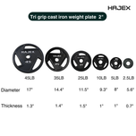 HAJEX Olympic Weight Plate Sets