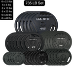 HAJEX Olympic Weight Plate Sets