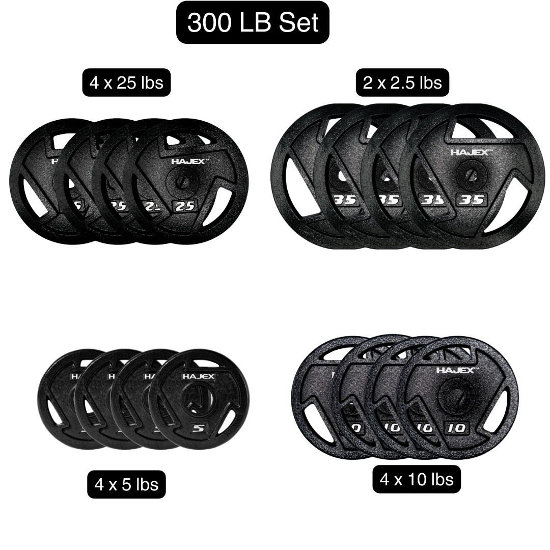 HAJEX Olympic Weight Plate Sets