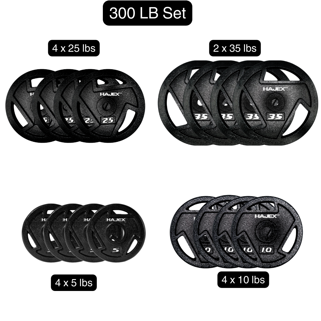 HAJEX Olympic Weight Plate Sets