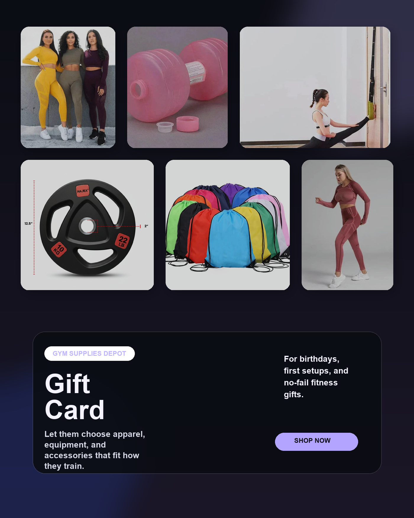 Gym supplies depot Gift Card